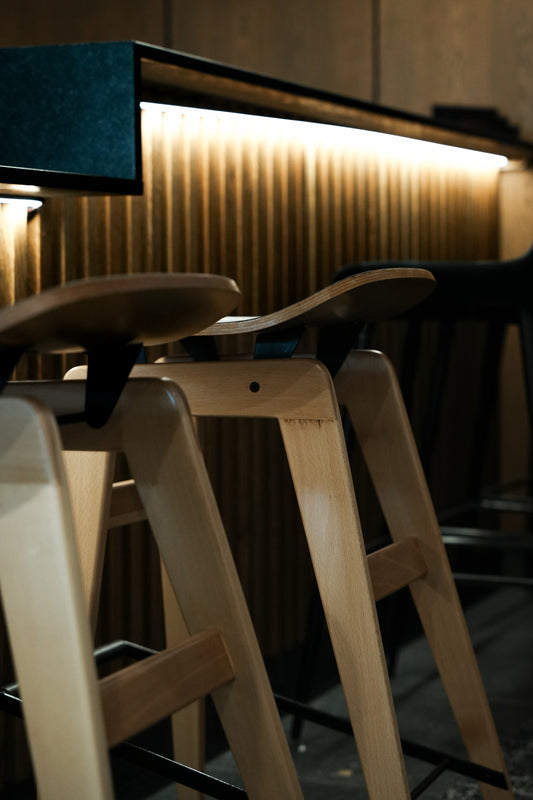 Scandinavian Inspired Bar Stools