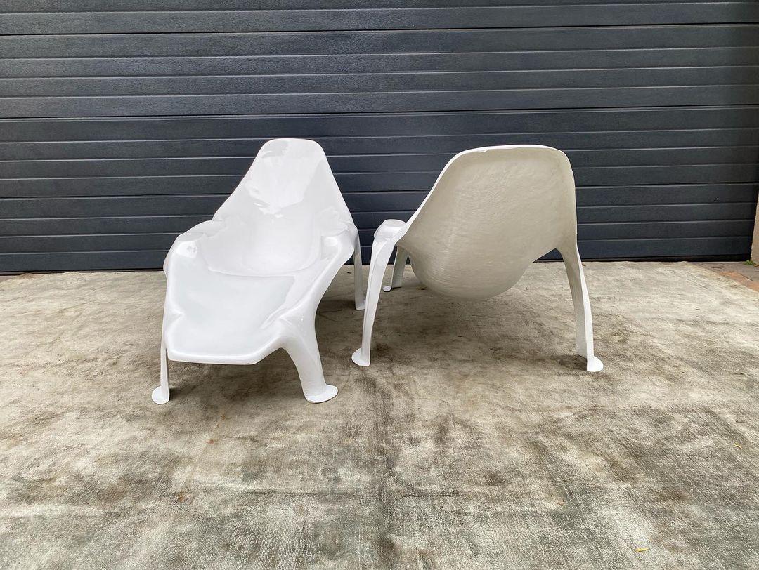 Mid Century Modern Pool Lounger