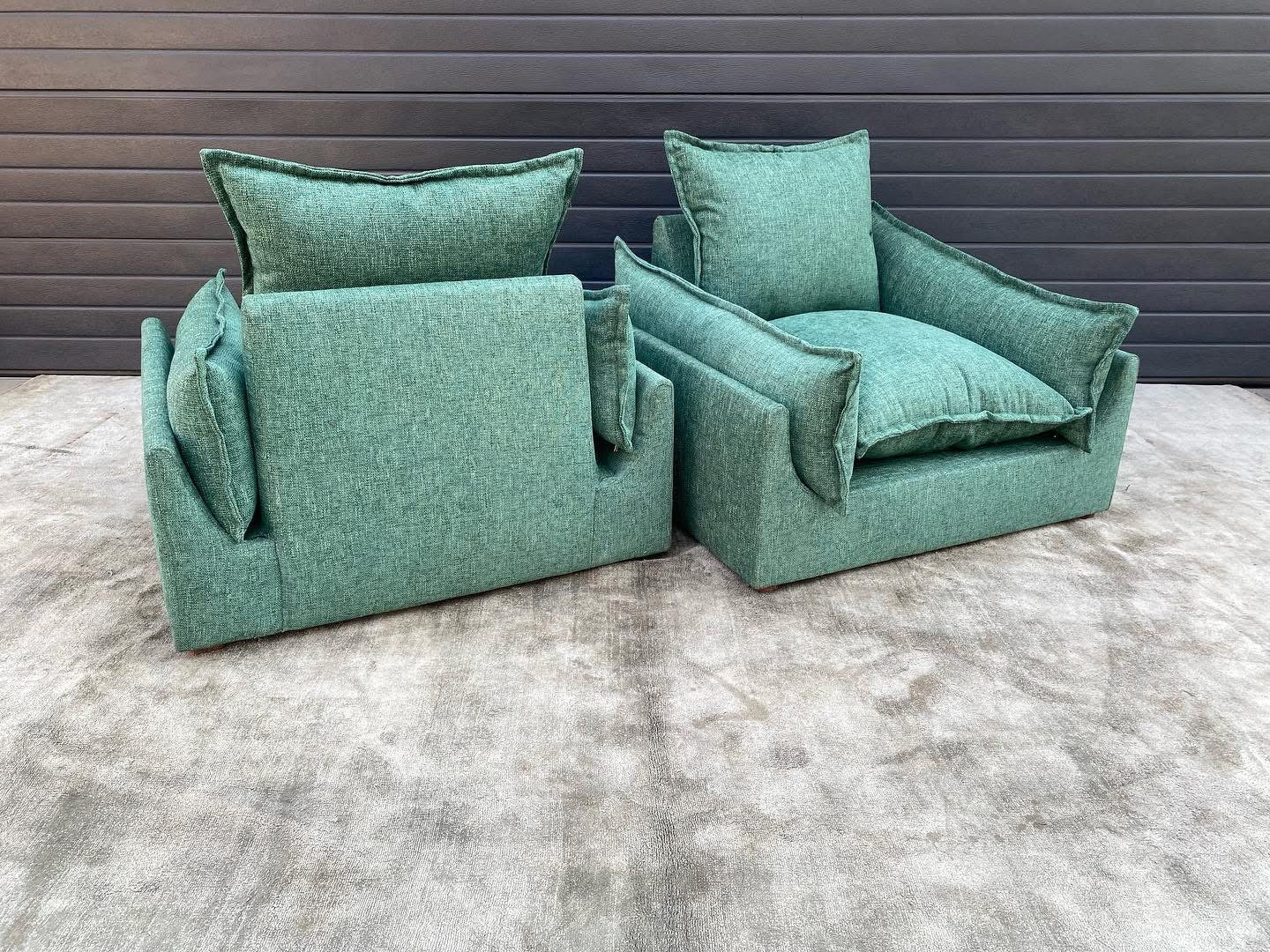 Retro Lounge Chair Pair (2 chairs)