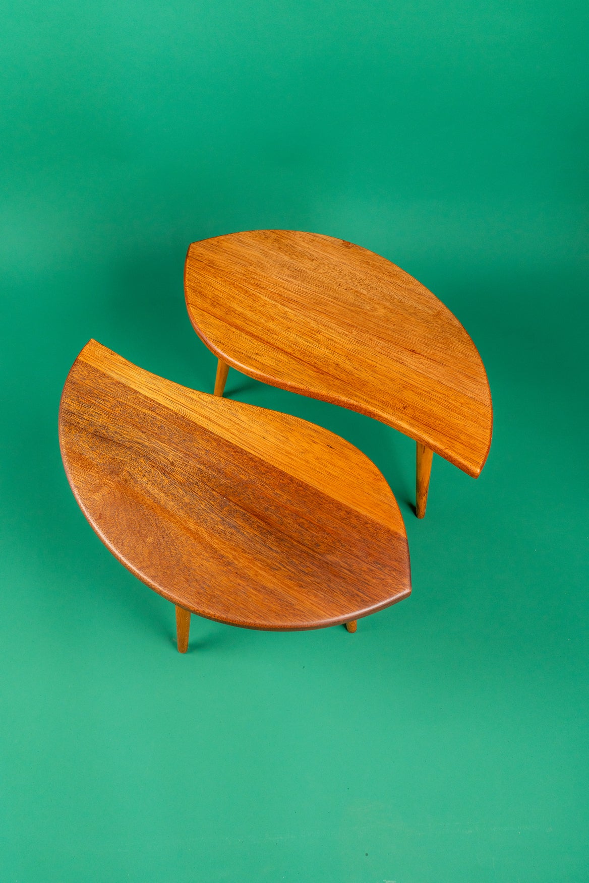 Mid-Century Leaf-Shaped Side Tables - Image 3