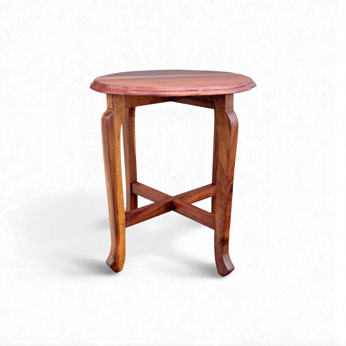Mid Century Solid Wood Side Table
