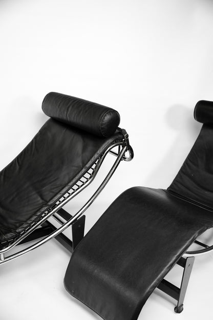 Vintage Le Corbusier Chaise Style Lounger ( Price Per Item )