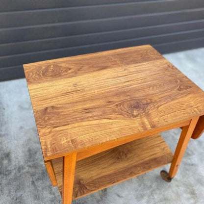 Mid Century Drop Leaf Drinks Trolley