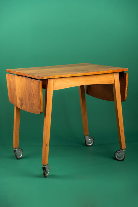 Mid-Century Drop-Leaf Drinks Trolley