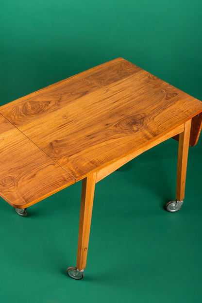 Mid-Century Drop-Leaf Drinks Trolley - Image 3