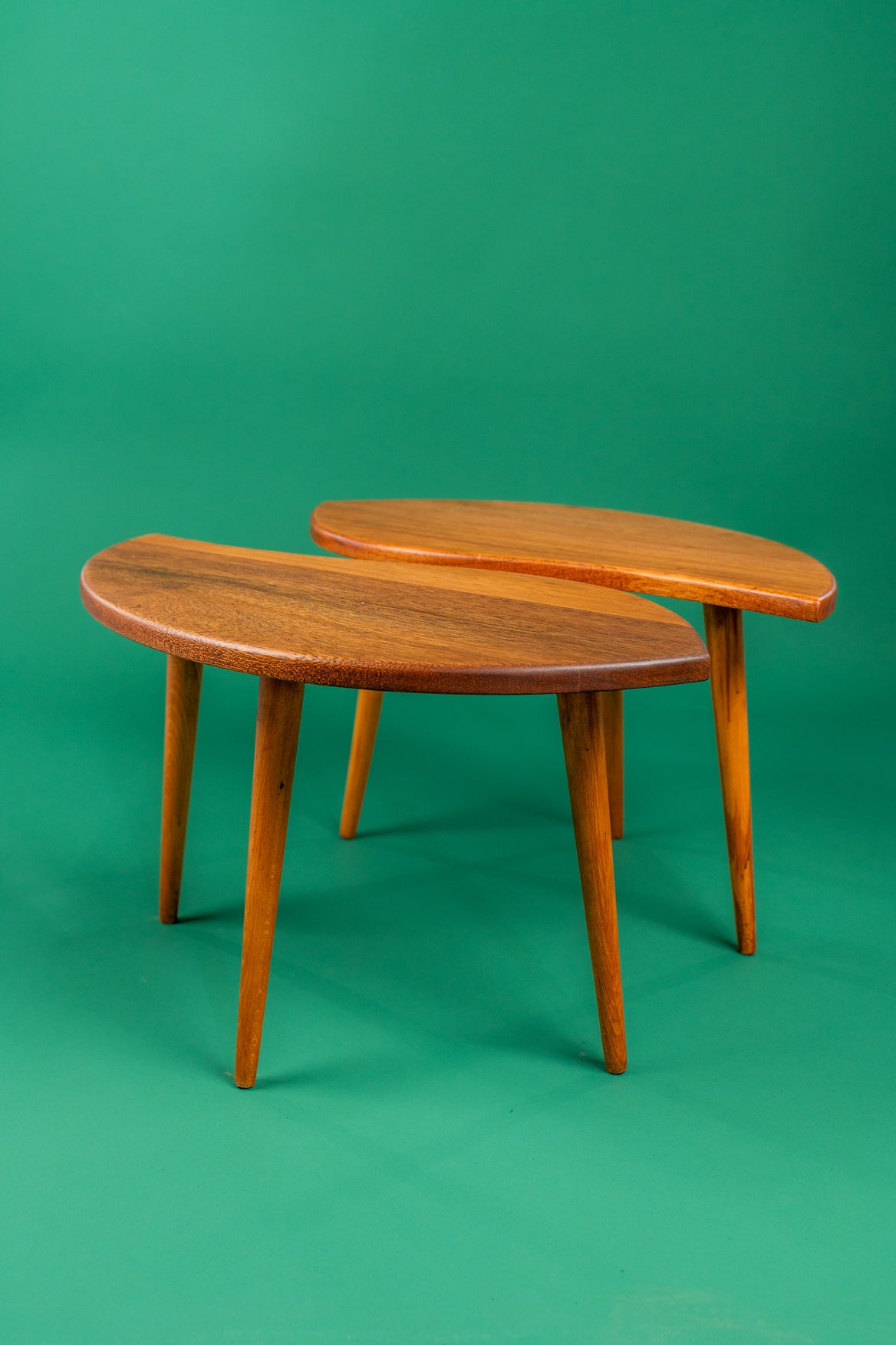Mid-Century Leaf-Shaped Side Tables - Image 2