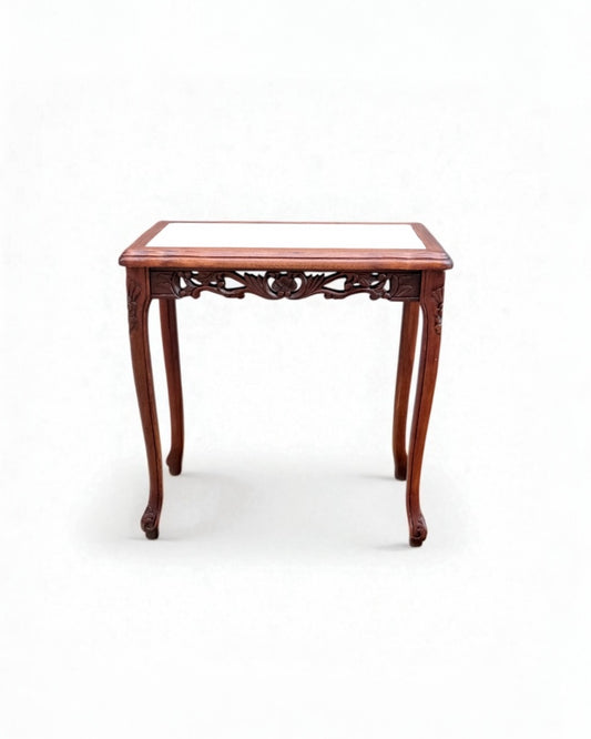 Vintage Marble Entry Table