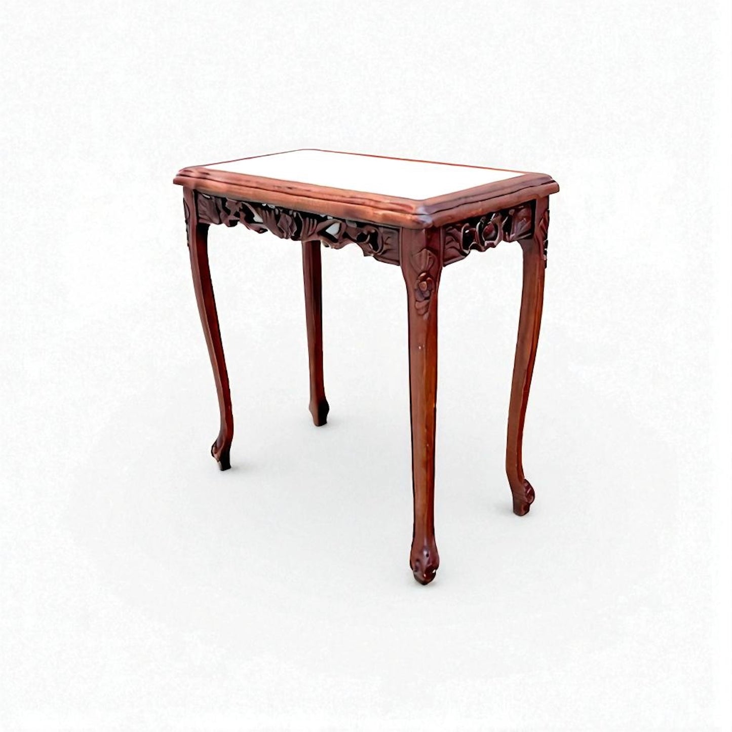 Vintage Marble Entry Table