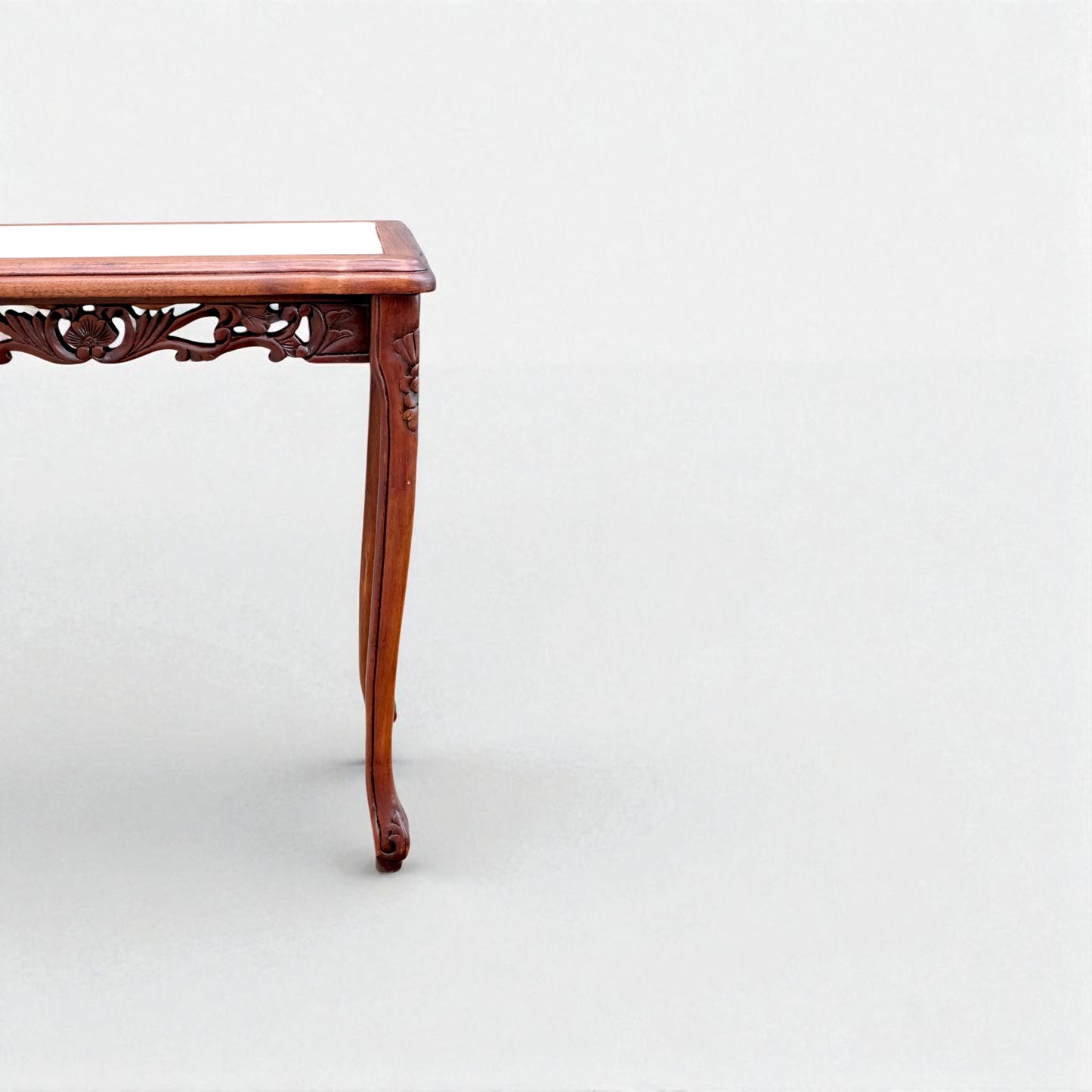 Vintage Marble Entry Table