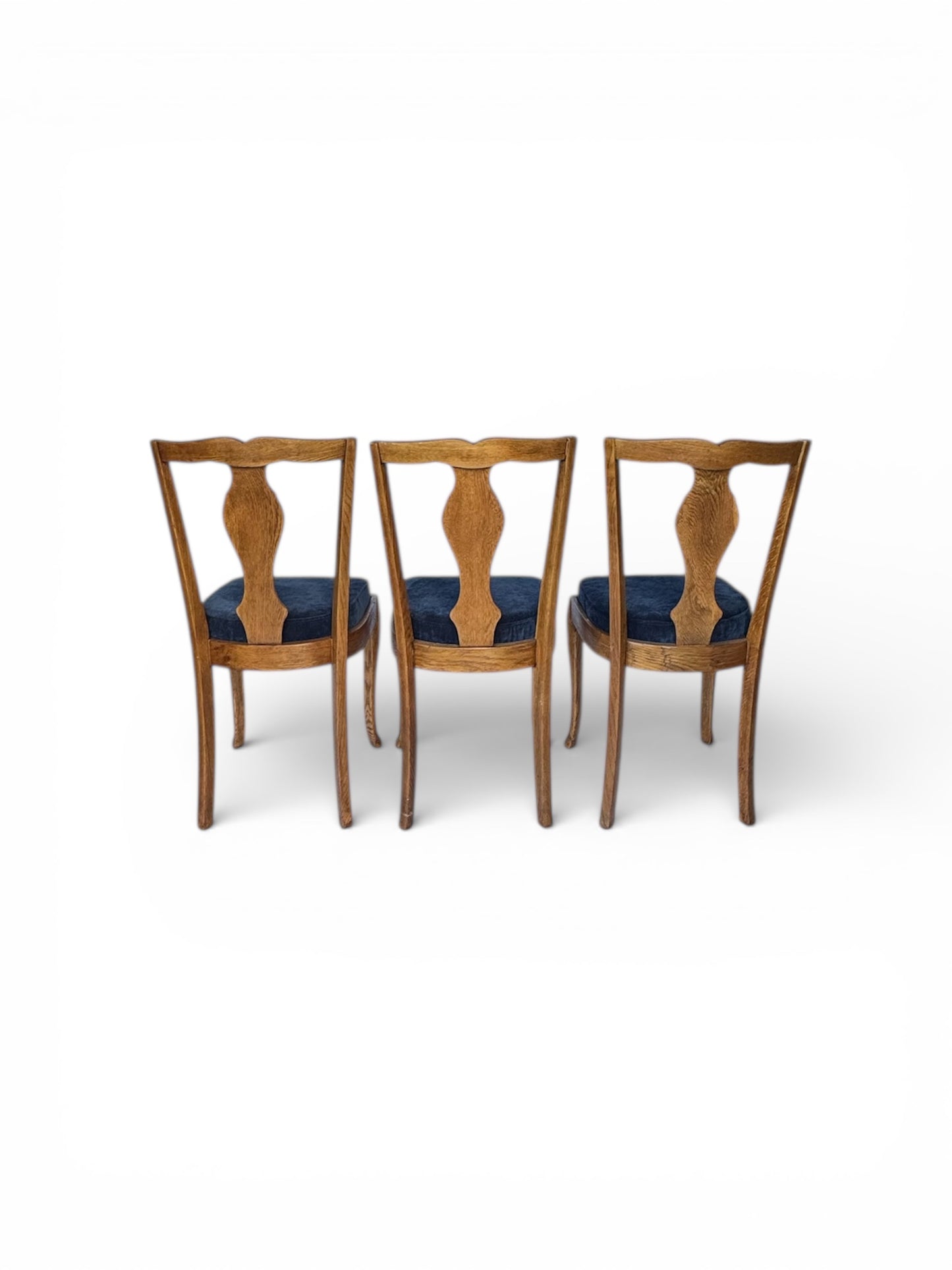 Solid Oak Dining Room Chairs (Set of 6)