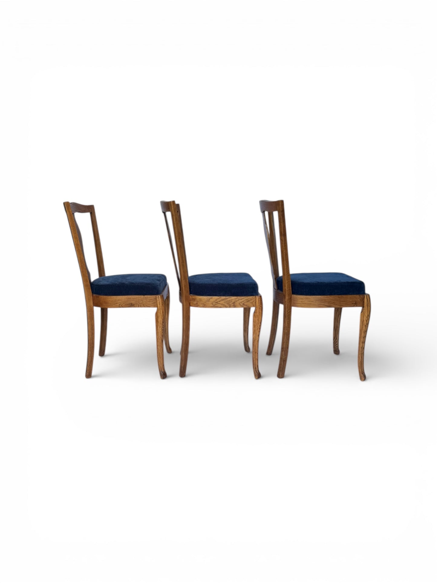 Solid Oak Dining Room Chairs (Set of 6)